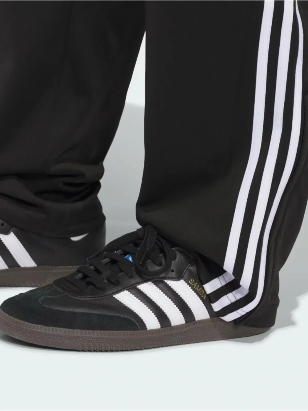 Adidas Original Adicolor Firebird Black Track Pants Men Size NWT